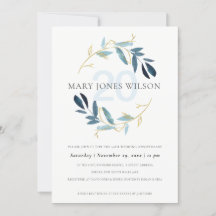 BLUE GULD FAUNA WREATH VARJE ÅR ÅRSKORT
