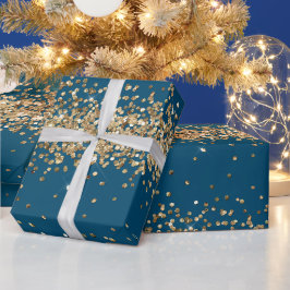 Blue Guld Gnistra Glitter Presentpapper