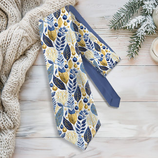 Blue Guld jul Mönster#21 ID1009 Slips