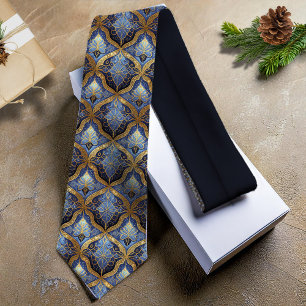 Blue Guld jul Mönster#31 ID1009 Slips