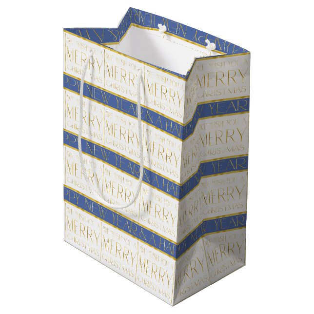Blue Guld jul Mönster#35 ID1009 (Baksidan Vinklad)