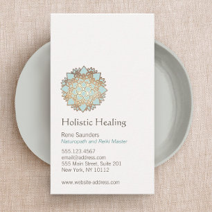 Blue Guld Lotus Holistic and Natural Health Visitkort