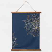 Blue & Guld Mandala | Islamic Art Inspired