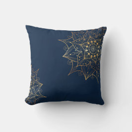 Blue & Guld Mandala | Islamic Art Inspired Kudde