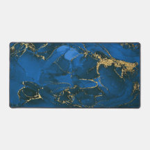 Blue Guld Marble