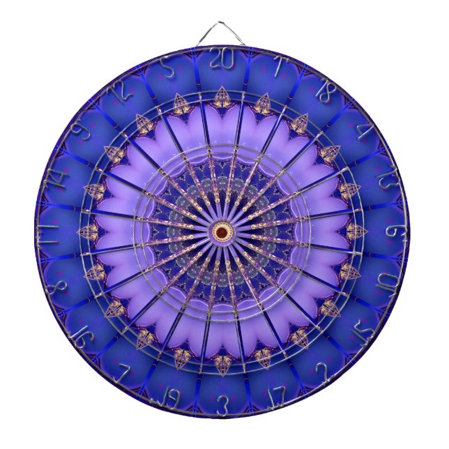 Blue Guld Modern Dartboard Darttavla (Framsidan)