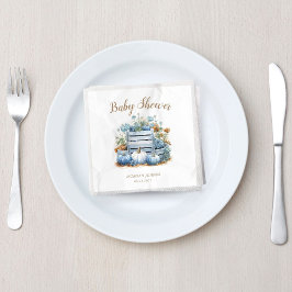 Blue Guld Pumpkin Autumn Shower Pappersservett