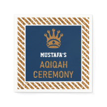 Blue Guld Royal Krona Prince Aqiqah Papper