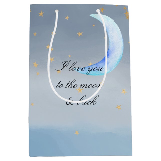 Blue Guld Stars Kärlek You Måne (Framsidan)