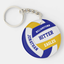 Blue guld team färg personlig volleyball