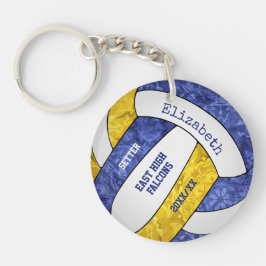 Blue guld team färg personlig volleyball