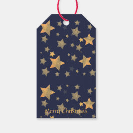 Blue Guld to / Från Elegant Vintage jul Presentetikett