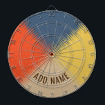 Blue Gult Red Cream - anpassningsbar Darttavla<br><div class="desc">2024</div>