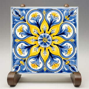 Blue Gult Sunny Azulejos Elegance Kakelplatta