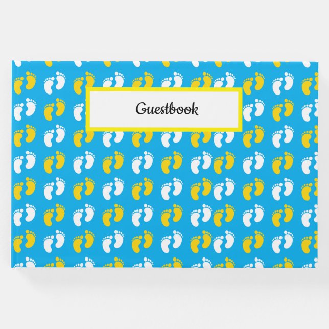 BLUE GULT VITE BABY FOT GÄSTBÖCKER (Framsida)