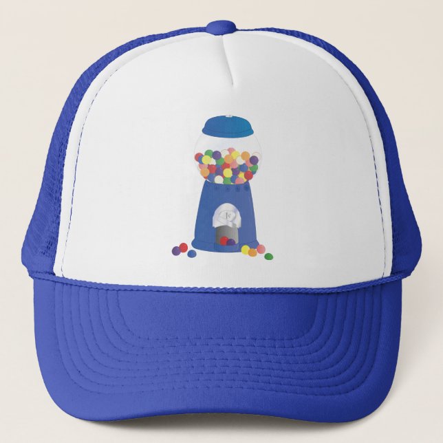Blue Gumball Maskin Keps (Framsida)