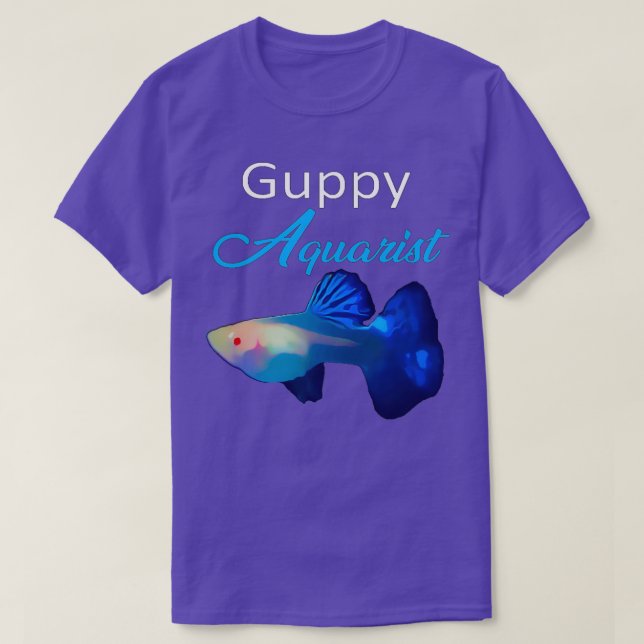 Blue Guppy Aquarist Shirt T (Design framsida)