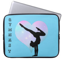 Blue Gymnast Laptop sleeve för den bärbara datorn 