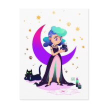 Blue Hair Girl and Gothic Anka