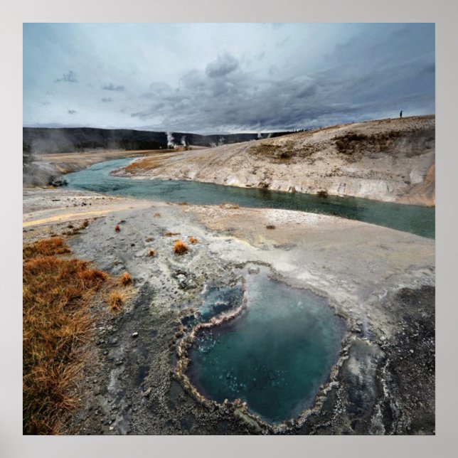 Blue Hål Poster (Framsidan)