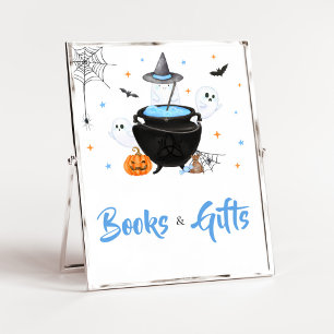 Blue Halloween Baby andas Bokar och presenter Poster