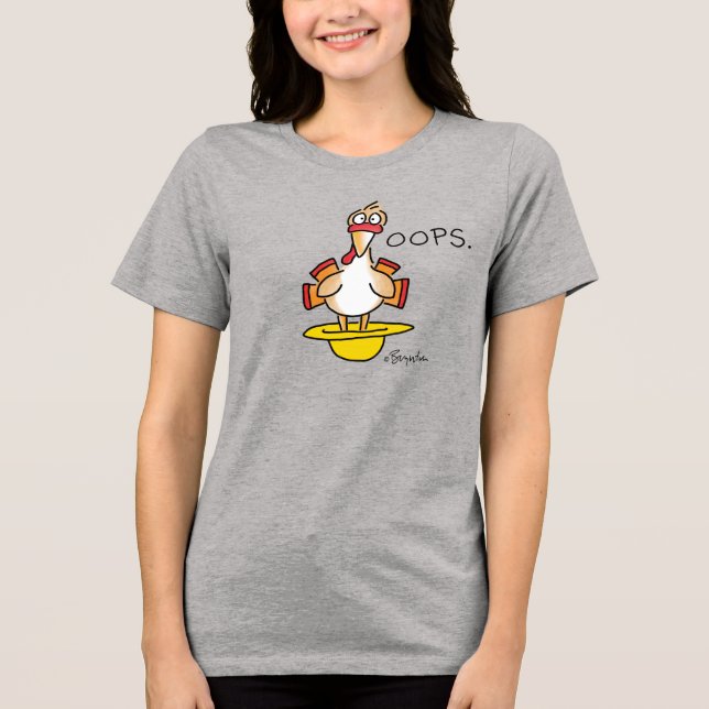 BLUE HAT GRÖNT HAT RED HAT OOPS Sandra Boynton T Shirt (Framsida)