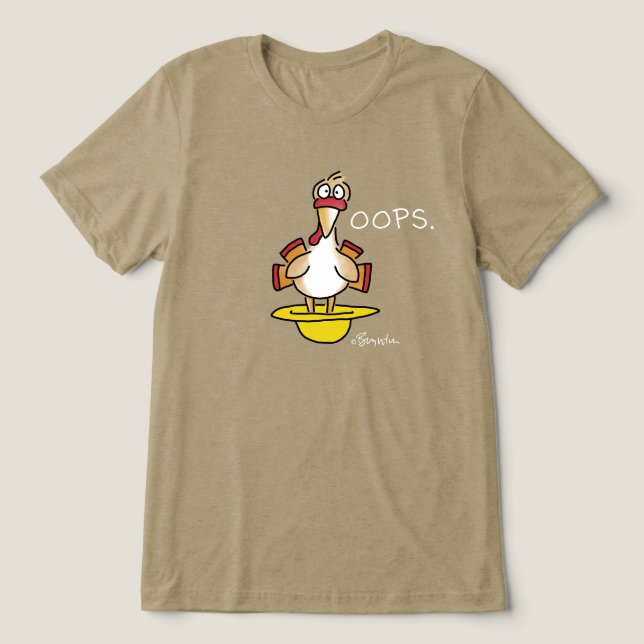 BLUE HAT GRÖNT HAT RED HAT OOPS Sandra Boynton T Shirt (Design Framsida)