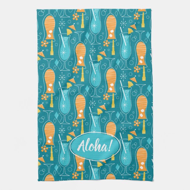 Blue Hawaii and Tropical Itch Kökshandduk (Vertikal)