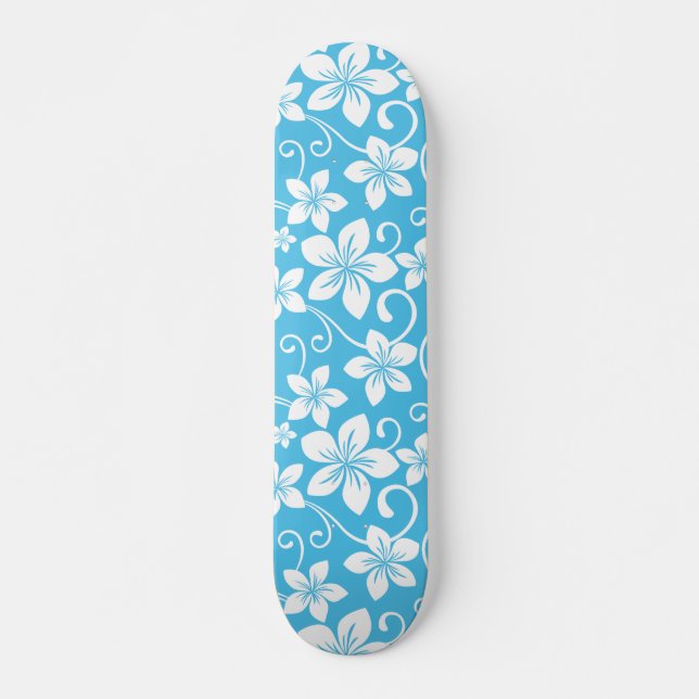 BLUE HAWAII (BLUE) MINI SKATEBOARD BRÄDA 18,5 CM (Framsida)