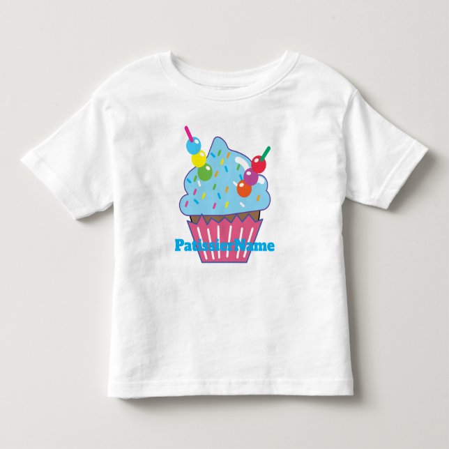 Blue Hawaii CUPCAKE T-shirt (Framsida)