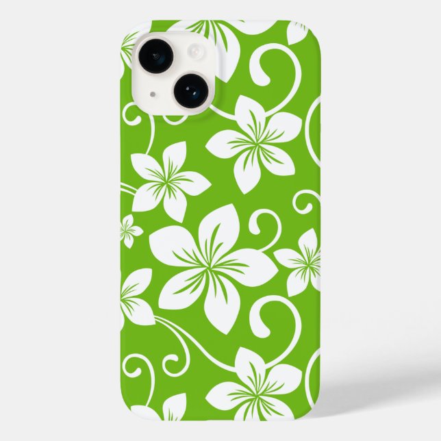BLUE HAWAII (LIME) Fodral-Mate iphone case (Baksida)