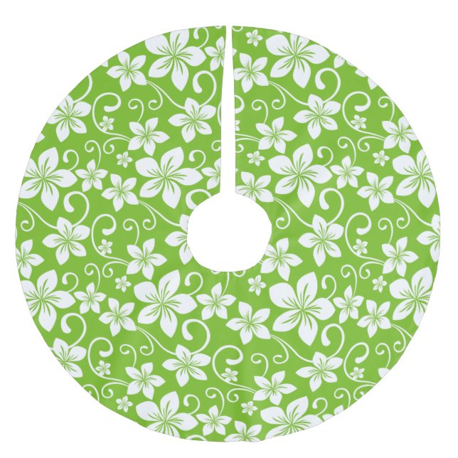 BLUE HAWAII (LIME) JULGRANSMATTA BORSTAD POLYESTER (Framsidan)