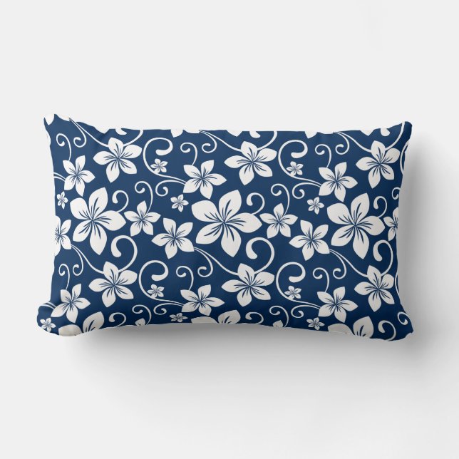 BLUE HAWAII (NAVY BLUE) LUMBARKUDDE (Framsida)