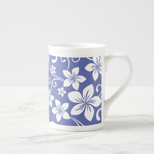 BLUE HAWAII (PERIWINKLE) BONE CHINA MUGG BENPORSLIN MUGG (Höger)