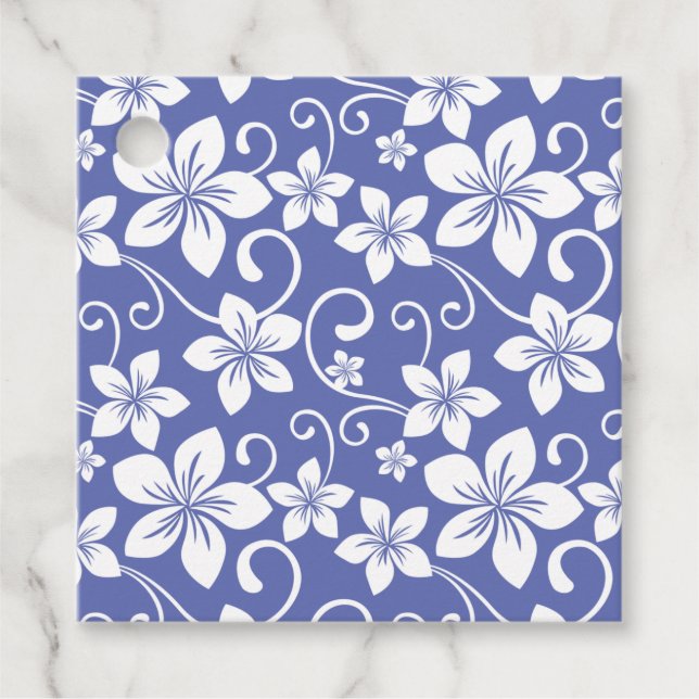 BLUE HAWAII (PERIWINKLE) GÅVOR ETIKETTER (Framsida)