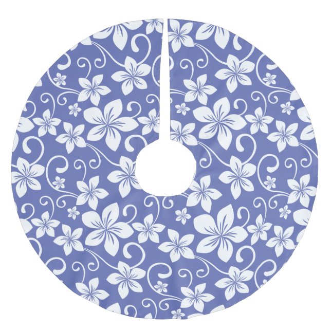 BLUE HAWAII (PERIWINKLE) JULGRANSMATTA BORSTAD POLYESTER (Framsidan)