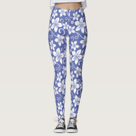 BLUE HAWAII (PERIWINKLE) LEGGINGS