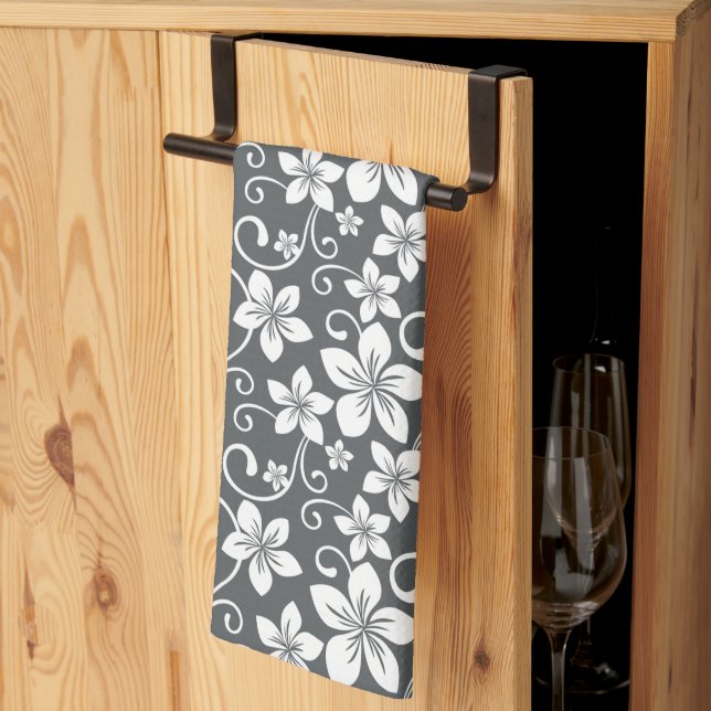 BLUE HAWAII (PEWTER) KÖKSHANDDUK (Thirds Fold)