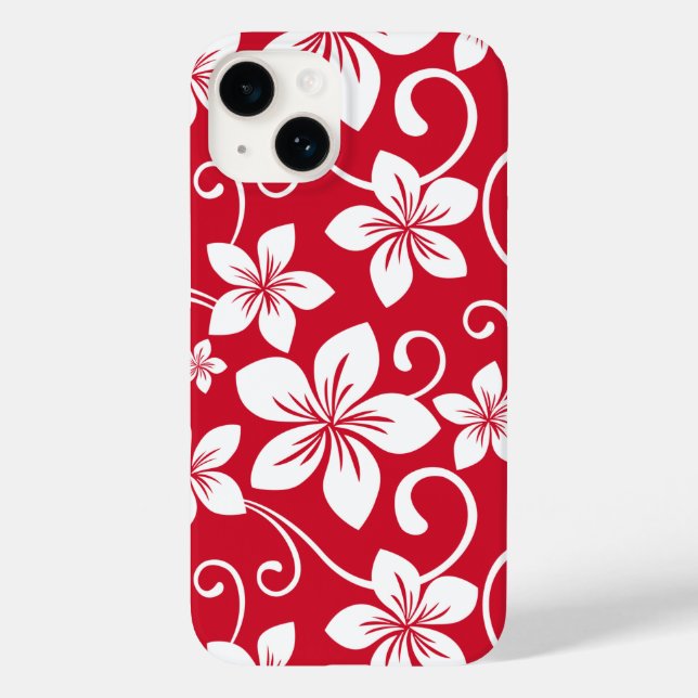 BLUE HAWAII (RED) Fodral-Mate iphone case (Baksida)