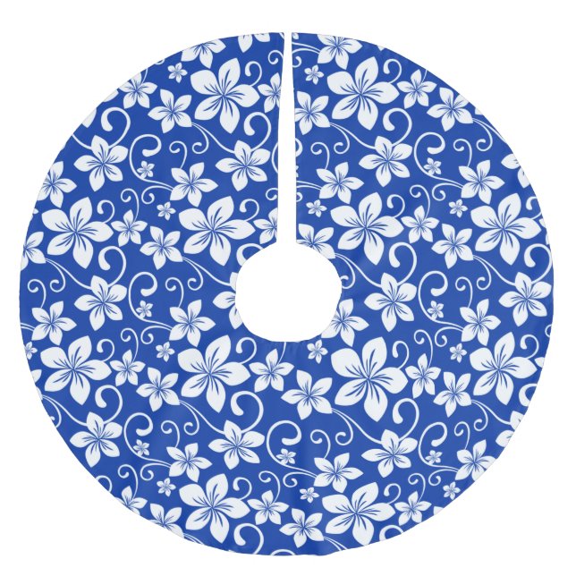 BLUE HAWAII (ROYAL BLUE) JULGRANSMATTA BORSTAD POLYESTER (Framsidan)