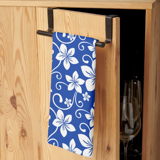 BLUE HAWAII (ROYAL BLUE) KÖKSHANDDUK (Thirds Fold)