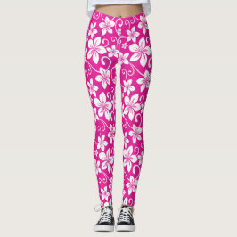 BLUE HAWAII (SHOCK ROSA) LEGGINGS
