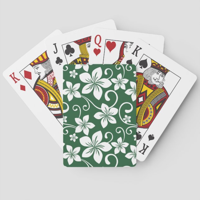 BLUE HAWAII (SKOGSGRÖNT) CASINOKORT (Baksidan)