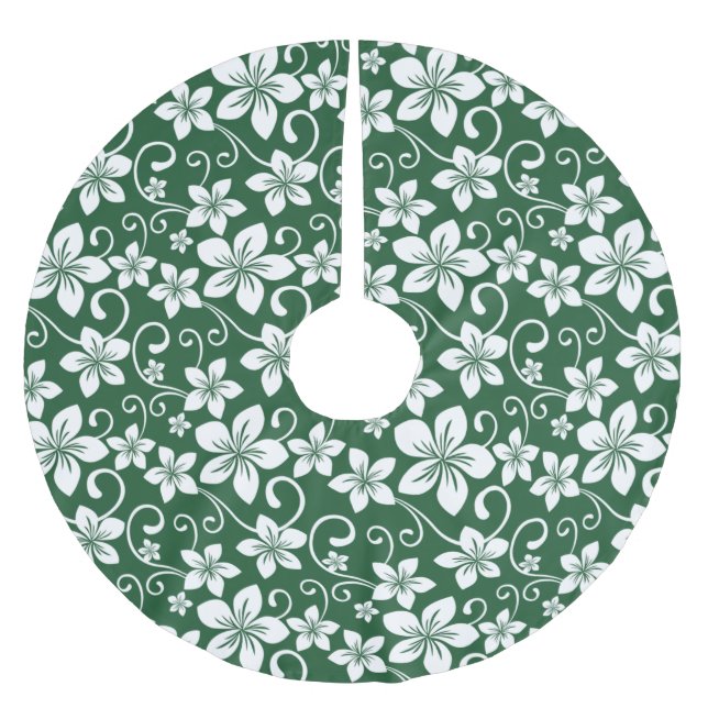 BLUE HAWAII (SKOGSGRÖNT) JULGRANSMATTA BORSTAD POLYESTER (Framsidan)