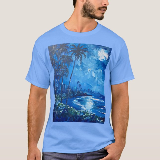 Blue Hawaii T Shirt (Framsida)