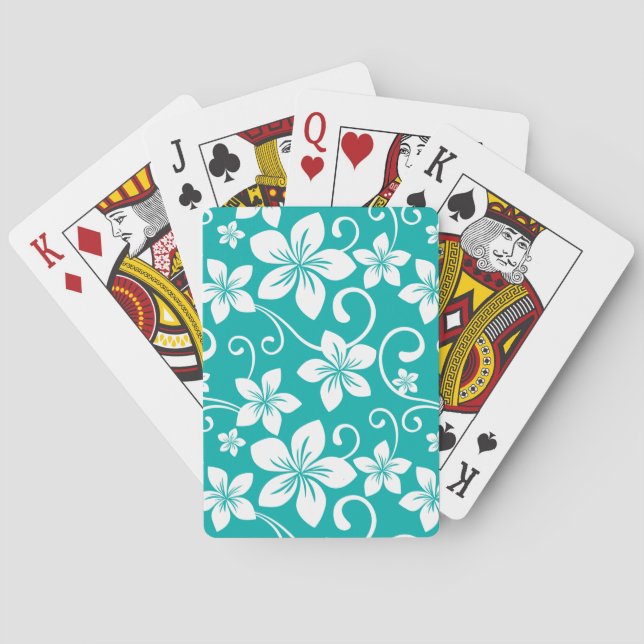 BLUE HAWAII (TEAL) CASINOKORT (Baksidan)