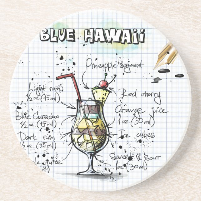 Blue Hawaii Underlägg (Framsidan)