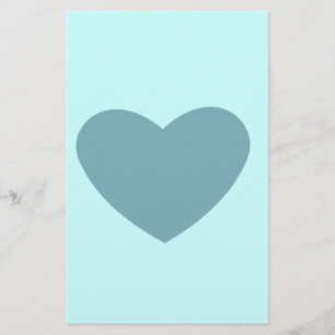 Blue Heart Brevpapper