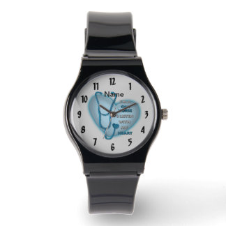 Blue Heart CNA Nurse Armbandsur