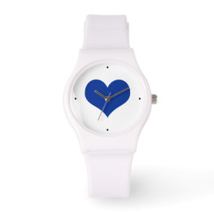 Blue Heart Kärlek Armbandsur